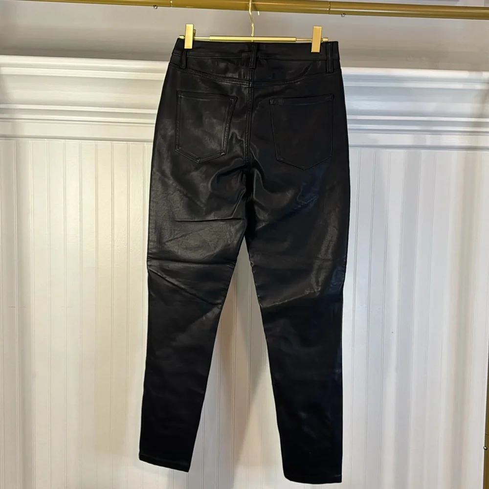 OAT Women's Moto Pants
Size: 26W x 27L
Color: Black
Faux leather - Picture 4 of 4